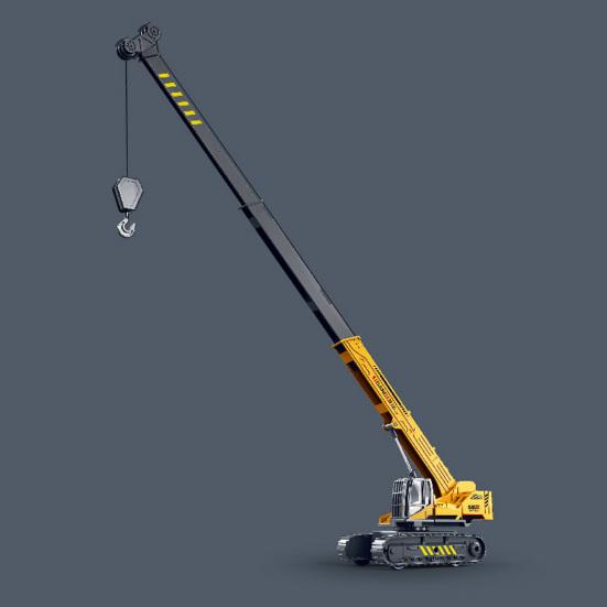 Lifting Cranes Toy 360 Degree Rotating Base Adjustable Long Arm Retractable Sling Ornament Simulation Boys Girls Engineering Truck Model Toy Children