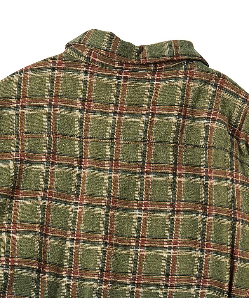 TRAVEL Spray Check Light Padded Jacket Green