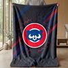 Chicago Cubs Flannel Fleece Blanket Cozy Warm Throw Blanket For Couch Bed Travel All Season Use