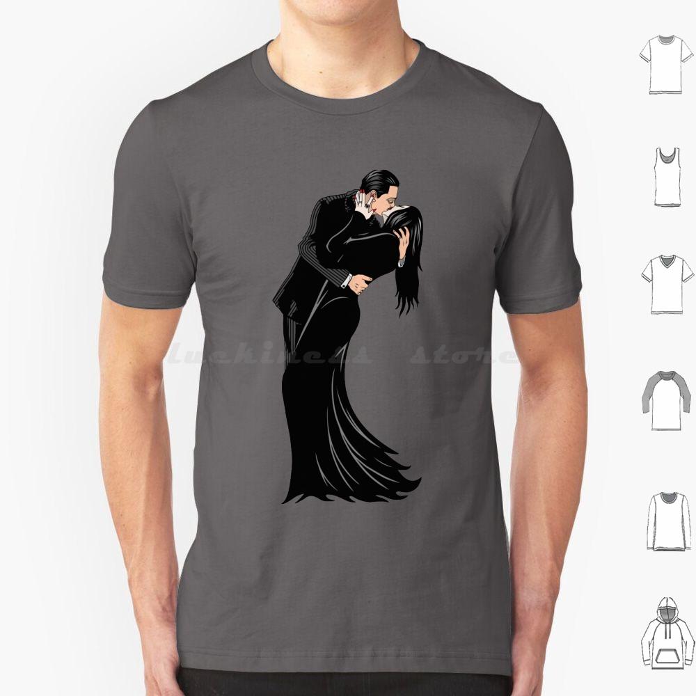Cara Mia T Shirt Cotton Men Women DIY Print Romance Love Kiss Gothic Emo Addams Gomez Morticia Horror Halloween Scary Cara Mia