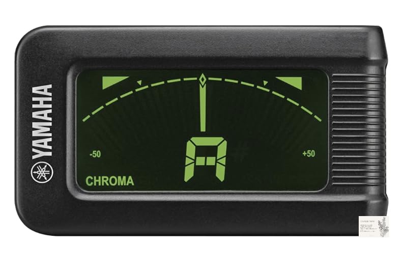 

Yamaha Clip Tuner YTC5 Compact Tuner with LCD Backlight and Auto Includes Original Card Clip-on Power-Off Functions,