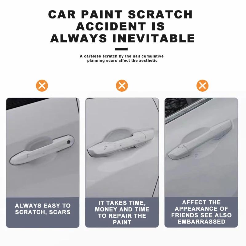 4 stk Bildørhåndtak Beskyttelsesklistremerke Autostyling For BMW M E34 E36 E60 E90 E46 E39 E70 F10 F20 F30 X5 X6 X1 M3 M5 M6 E71 F01