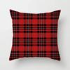 Scottish Red Plaids Pillow Cushion Cover Home Decor Geometric Pillowcase Hot Modern Nordic Fashion Christmas Sofa Throw PillowsDRD-,(7)