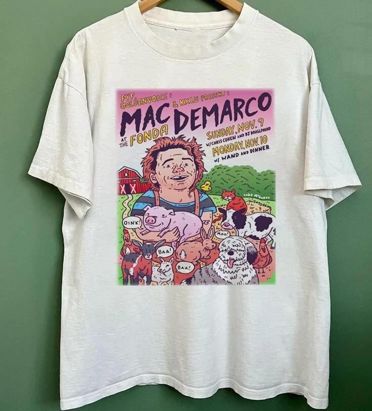 Vintage Mac DeMarco Another One Shirt Cotton White AN56158 M