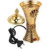 1pc Incense Censer Iron Incenses Burner Spa Incense Burner Decorative Decor Electric Small Ornament Home Bedroom For Yoga