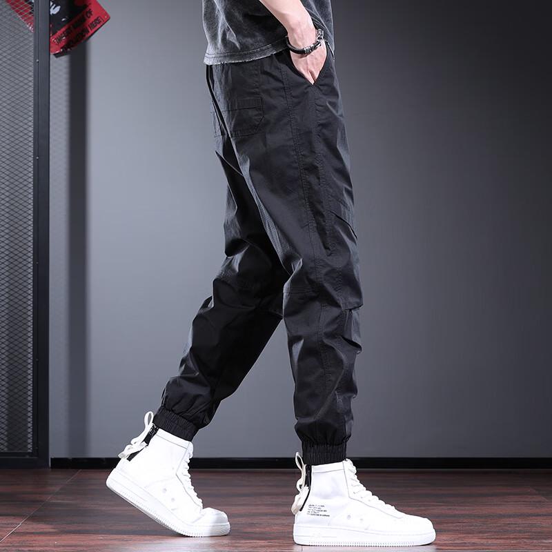 Jie Leinuo Men's Casual Cargo Jogger Pants