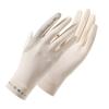 Sunscreen gloves women's summer thin non-slip breathable anti-ultraviolet outdoor cycling fishing ice silk flip gloves
