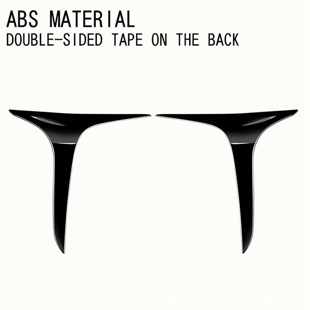 For Toyota Yaris Cross    Car Front Fog Lights Lamp Strips Trim Cover Sticker Car Styling Bright Black