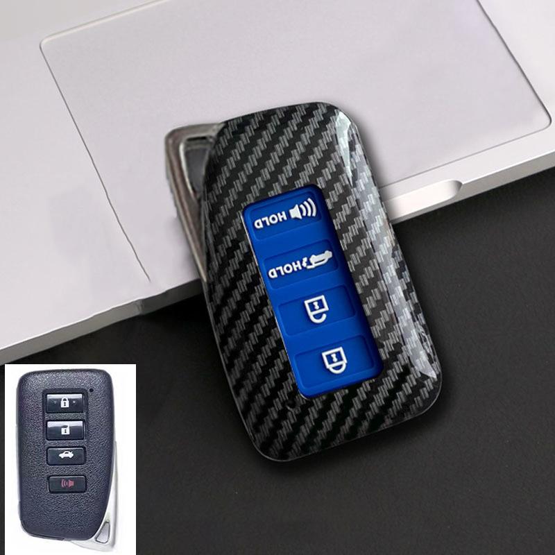 3 Button 4 Button Carbon Abs Car Key Case Cover For Lexus Es Ls Ux Ux 300E Nx Lc Nx Gs Rx Is Es Gx Lx Rc 200 250 350 Ls 450H 300