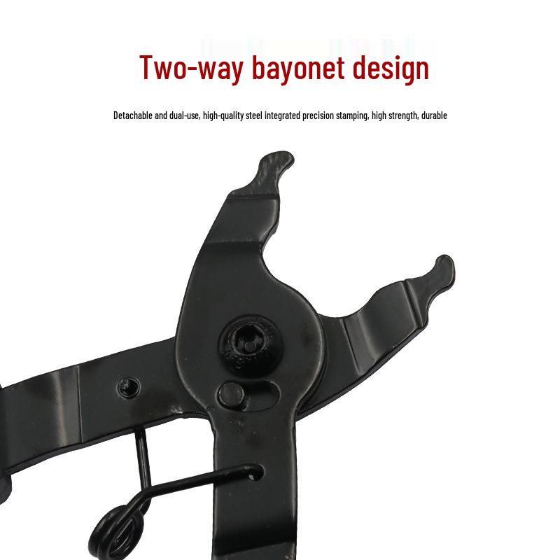 Bicycle Chain Tool Set: Magic Buckle Pliers, Quick Release Pliers, Chain Cutter, and Breaker