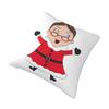 Pillow Cover Christmas Humor Custom DIY Cushion Cover Retro Trendy Pillow Case For Sofa Home Decoration Pillowcases