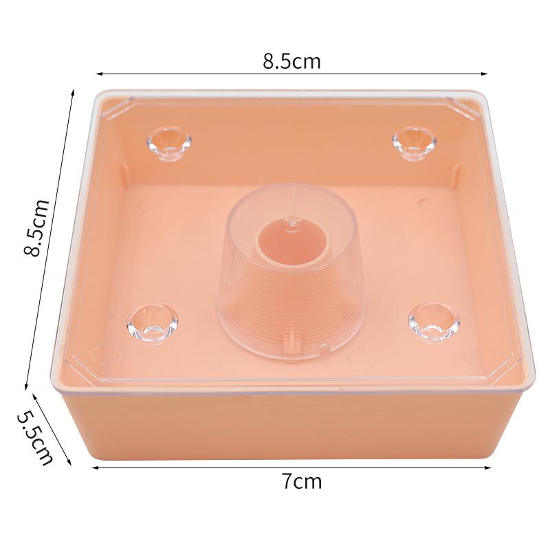 

European Style Square Bee Feeder Waterer Around 2 Litres Capacity Plastic Beekeeping Feeder with Transparent Cover for Apiary As the picture show