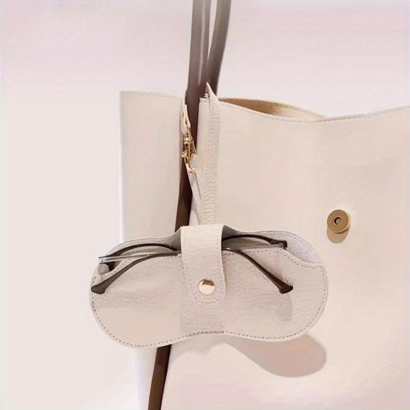 1pc 5 Colors Available glasses storage bag, Fashionable Lightweight Detachable Durable Eyeglass Case for All Seasons