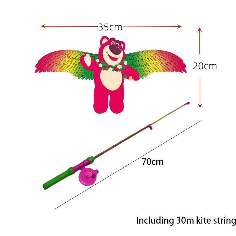 Veifango aitvarų gamybos technika 35 cm dinamiškas „Frozen Shark“ aitvaras vaikams