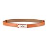 Ladies Belt, Double-Sided Leather High-Quality Waistband Thin Belt With Dress Decoration H Home Double Cowhide Belt Women