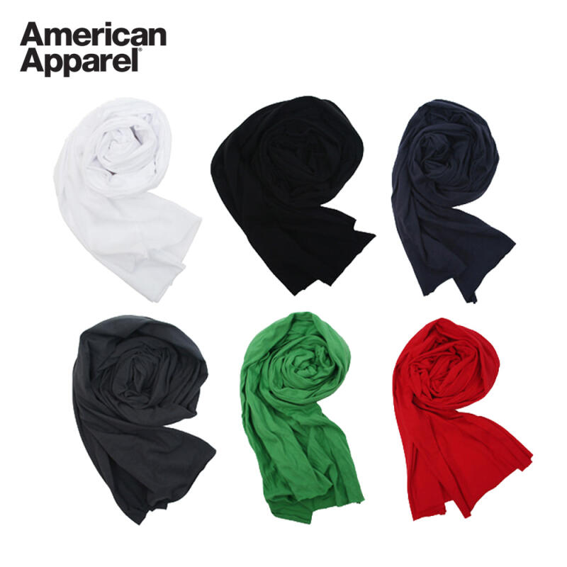

(Американская одежда) Хлопковый шарф American Apparel white