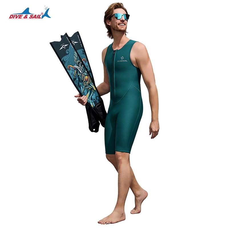Men Women Full Body Wetsuit Snorkeling Diving Surfing Warmth Thick Neoprene Sleeveless Rash Guard