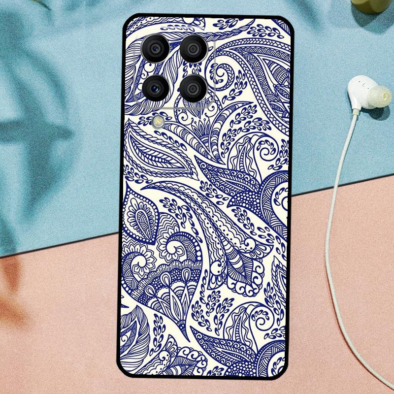 Indian Pattern Mandala For Samsung Galaxy M31 M11 M23 M12 M13 M14 M15 M35 M55 M34 M54 M33 M53 M32 M52 M06 M16 Case