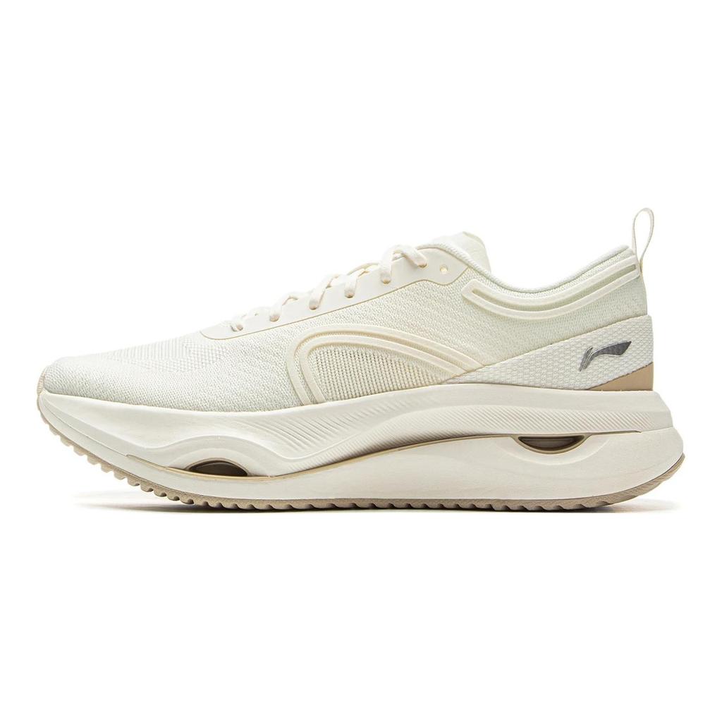 Li Ning Cushioning, Wear Resistant Low Top Casual Running Shoes Women's Ivory ARHV002-24