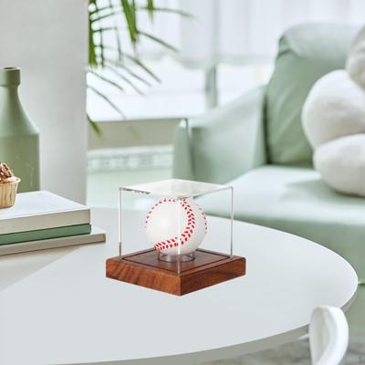 Baseball Display Case Box Storage Acrylic Dustproof Protection Showcase Memorabilia