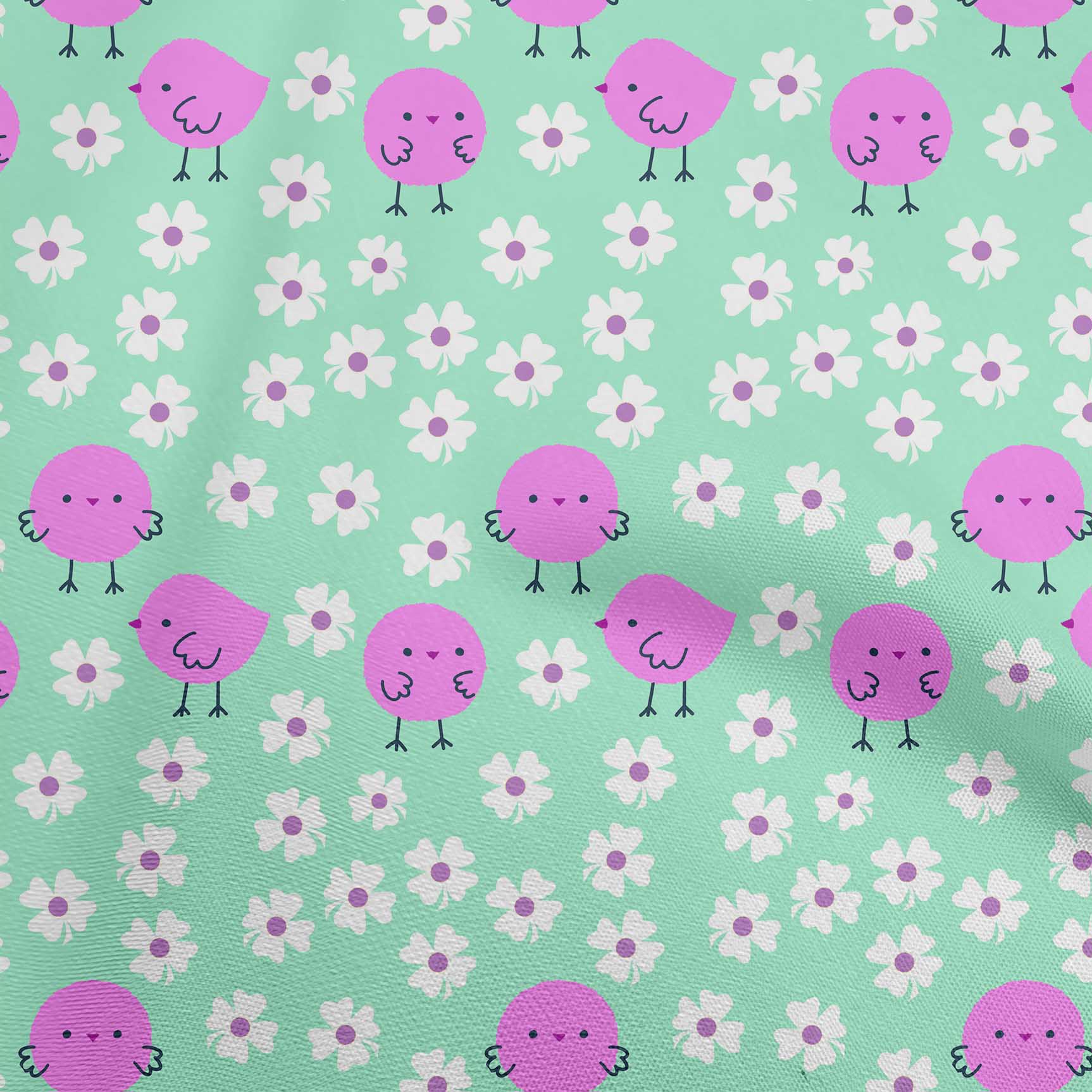 

OneOone Бавовняний поплін Baby Blue Fabric Дитяче шиття Ремісничі проекти Друк на тканині 42 дюйми 42 Inch Wide - Viscose Chiffon кольору морської хвилі