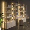 Luxe Beauty Salon Cosmetic Display Cabinet with Mirror & Lights