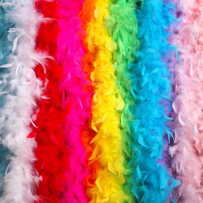 Verdickte Federstreifen für Hochzeiten und Bastelarbeiten – perfekt für Festivals, Schals, Bühnendekoration und mehr