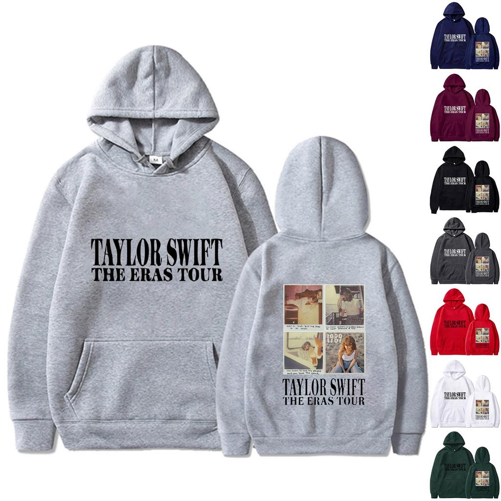 Fashion Casual Long Sleeved Letter Printing Loose Plush Pullover With Rope Hoodie