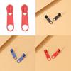 Trendy Colorful Zipper Earrings For Women Irregular Geometric Alloy Jewelry