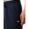 BOSS Mens Fleece Striped Tapered Sweat Shorts