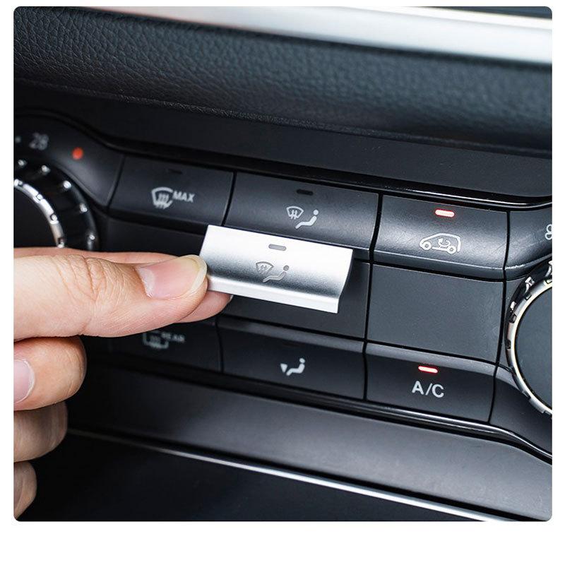 For Mercedes Benz GLA X156 CLA X117 A W176 B Class W246 W242 2013-2017 2018  Car Air Conditioner Button Cover Trim Sticker