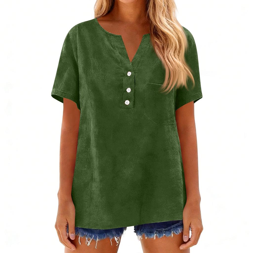 Women's Shirts Dressy Casual T-Shirts Short Sleeve Tunic Tops Basic Tees Pullover Work Blouses