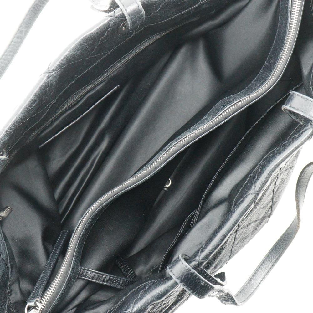 Chanel On the Load Tote Bag A48019 COCO Mark Black Leather Women Used