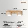 Yellow Travertine LED Ceiling Light - Mid-Century Wabi-Sabi Cream Style for Hallway and Entrance.
