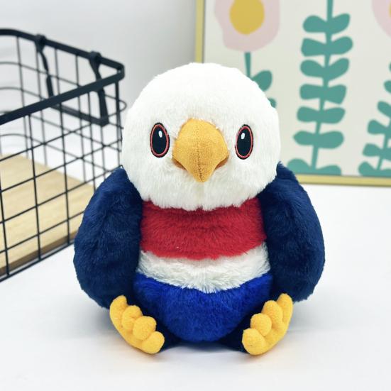 Pluszowa zabawka American Eagle Kreskówka Czarno-biały Królik Pluszak Wypchane zwierzę Lalka Dekoracja domu biura sypialni Prezent urodzinowy dla dzieci dorosłych