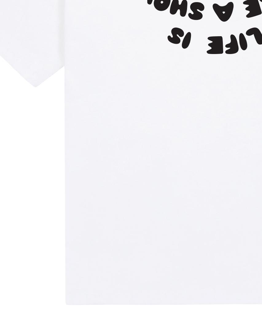 GRAVER [Unisex] Big Reverse Lettering Short Sleeve T-Shirt_3 Colors