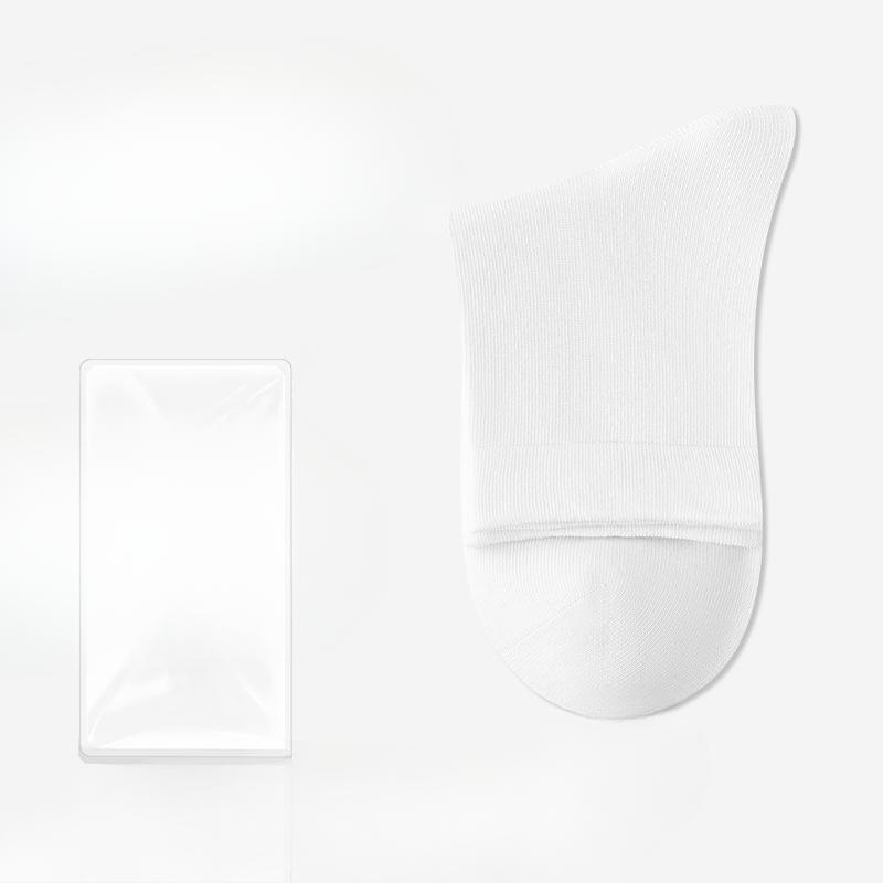 Female Autumn Pure Color Cotton Sweat Absorbing Deodorizing Antibacterial Boneless Cotton Socks