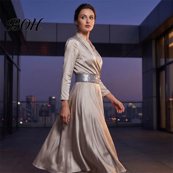 Stretchy Abdomen Shaper Sequined Waist Belt, Women Sparkly Wide Retro Dress Elastic Belt for Snap Buttons, Glittery Band Shirts Dresses
