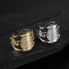 St. Benedict Titanium Ring Mannen Roestvrij Staal Kleurvast Sieraden