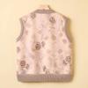YUZHAOLIN Women's Winter Plush Knit Cardigan Vest