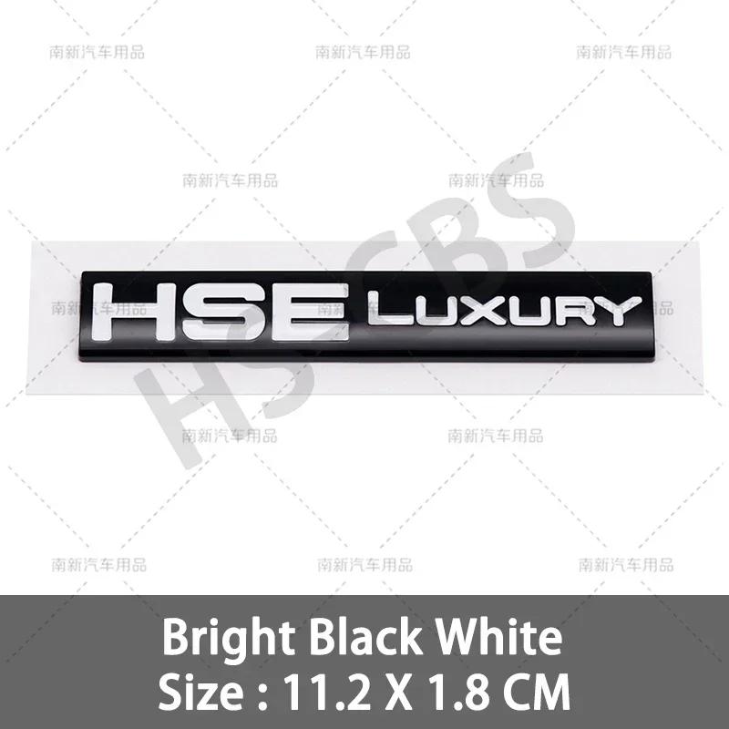 3D ABS HSE Luksusowy Znak SCV6 SCV8 SDV6 SDV8 Emblemat Tylnej Klapy Bagażnika Naklejki na Błotniki Samochodowe Do Discovery Velar Range Rover