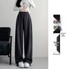 2024 Autumn Women's Off-White American-Style Wide-Leg Cuffed Joggers