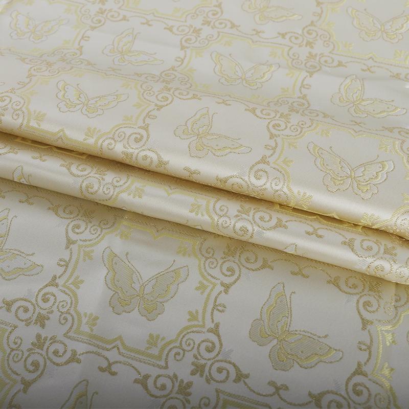 50x150cm High-end Jacquard Brocade Silk Fabric For Diy Sewing Cheongsam Hanfu Dress Kimono Garment Luxury Designer Fabric