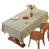Popular Household Dining Table Tablecloth Decoration Imitation Cotton And Linen Coffee Table Towel Square Hollow Embroidered Tablecloth