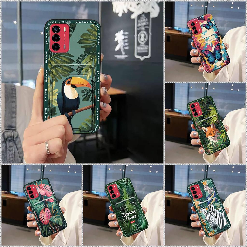 Graffiti Fashion Design Phone Case For ZTE Blade V40 Vita/A72 Anti-dust Waterproof Card Bag Full Wrap Dirt-resistant TPU