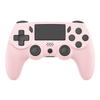 Controlador Bluetooth Inalámbrico para PS4, Gamepad con Doble Motor y Doble Vibración Compatible con PS4 rosa