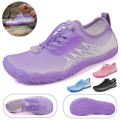 Chaussures d'eau de plage pour hommes Femmes Pieds nus Eau Natation Fitness et Chaussures de cross-training Hommes Été Chaussures de wading d'extérieur Grande taille