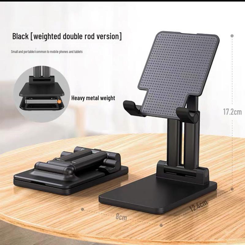 Adjustable Anti-Slip Phone and Tablet Holder with Universal Lift Function