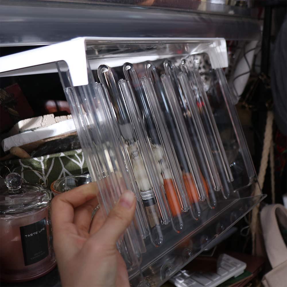 Desktop Holder Drawer Coffee Capsule Holder Slide Rail Storage Rack PET Storage Box  Home