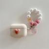 Girl powder love hairball for AirPods 1 generation protective cover second generation 1 generation pro1 apple bluetooth headset case